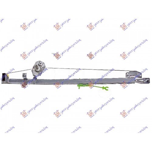 Γρύλος Παραθύρου Μηχανικός PEUGEOT BOXER 1994 - 2002 ( 230L ) Εμπρός Δεξιά 024107051