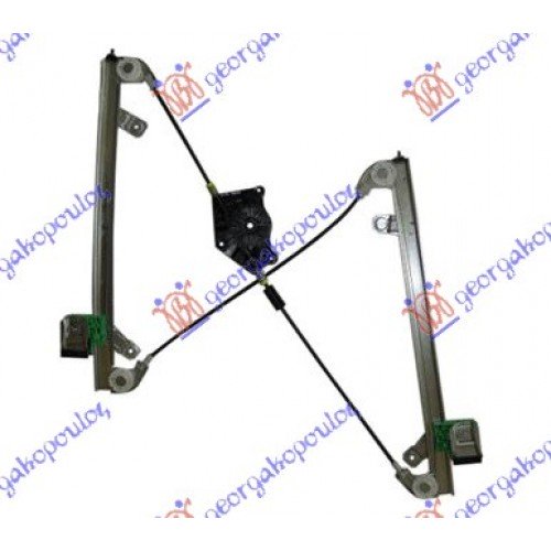 Γρύλος Παραθύρου Ηλεκτρικός Χωρίς Μοτέρ ALFA ROMEO 159 2006 - 2008 Εμπρός Αριστερά 044907047