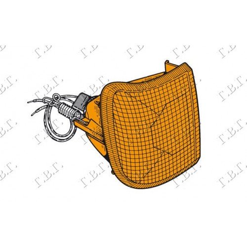 Φλας FORD FIESTA 1978 - 1983 ( Mk1 )( GFBT ) Δεξιά 054905301