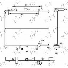 Ψυγείο Νερού MITSUBISHI PAJERO 1998 - 2000 ( V40 ) 064206300