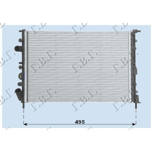 Ψυγείο Νερού RENAULT MEGANE 1996 - 1998 067206300