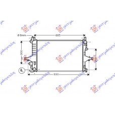 Ψυγείο Νερού VOLVO V70 2000 - 2005 ( P80_ ) 076306310