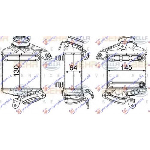 Ψυγείο Intercooler BMW 7 Series 2012 - 2015 ( F01 / F02 F/L ) 158106202