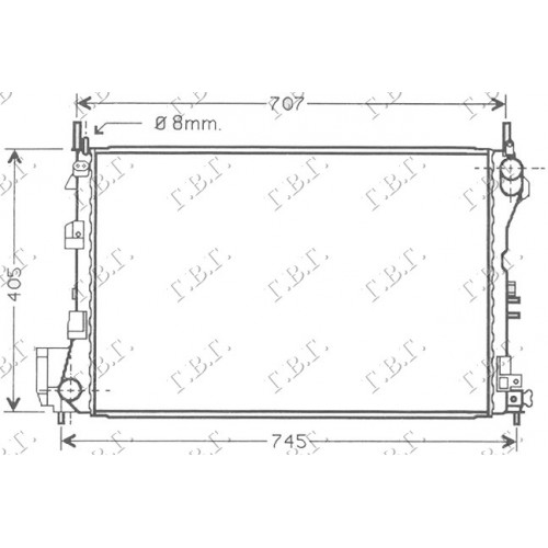 Ψυγείο Νερού FIAT CROMA 2005 - 2009 ( 194 ) 293106310