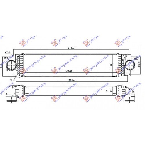 Ψυγείο Intercooler FORD EDGE 2015 - 331006200