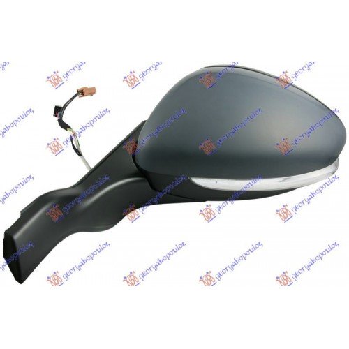 Καθρέπτης Ηλεκτρικός Θερμαινόμενος Ηλεκτρικά Ανακλινόμενος Βαφόμενος Με Φλας PEUGEOT 2008 2016 - Αριστερά 633107504