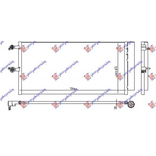 Ψυγείο A/C (Εξωτερικό) VOLVO V90 II 2016 - 862006400
