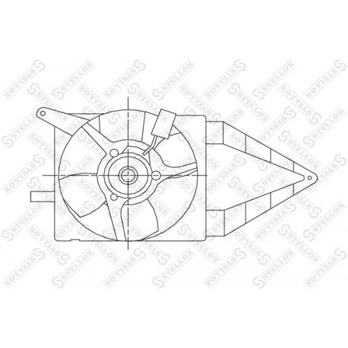 Βεντιλατέρ Νερού OPEL COMBO 1993 - 2000 048606450
