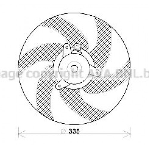 Βεντιλατέρ Νερού CITROEN BERLINGO 1996 - 2002 ( I )( MF ) 049806460