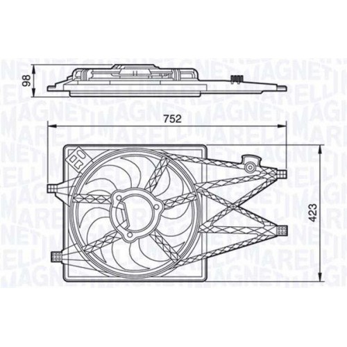 Βεντιλατέρ Νερού ALFA ROMEO GIULIETTA 2010 - ( 940 ) 100006440