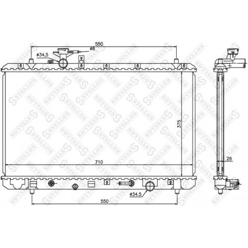 ΨΥΓΕΙΟ ΝΕΡΟΥ 2.0 BENZINH ΜΗΧΑΝΙΚΟ-ΑΥΤΟΜΑΤΟ (375x710x26) SUZUKI SX4 2007 - 2011 ( RW ) 083706340 ΨΥΓΕΙΟ ΝΕΡΟΥ 2.0 BENZINH ΜΗΧΑΝΙΚΟ-ΑΥΤΟΜΑΤΟ (375x710x26) SUZUKI SX4 2007 - 2011 ( RW ) 083706340