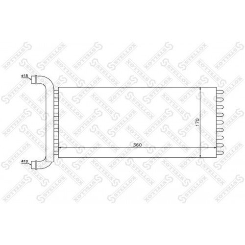 ΨΥΓΕΙΟ ΚΑΛΟΡΙΦΕΡ (B) +/-ΑC (360x170) MERCEDES SPRINTER 2013 - 2018 539006500