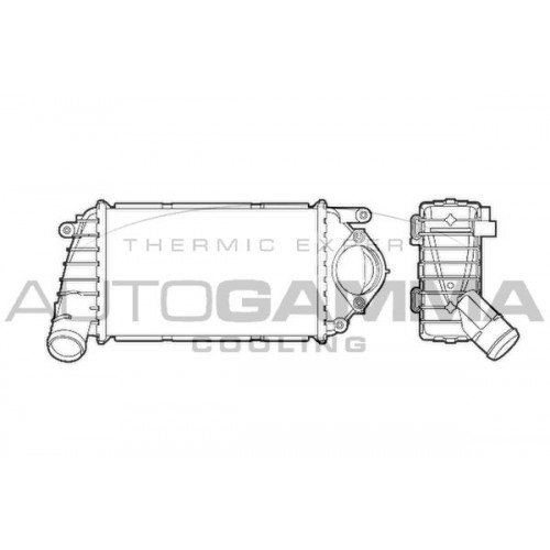 ΨΥΓΕΙΟ INTERCOOLER 1.4 TDi DIESEL (220x130x40) VW POLO 1999 - 2001 ( 6N2 ) 017206200