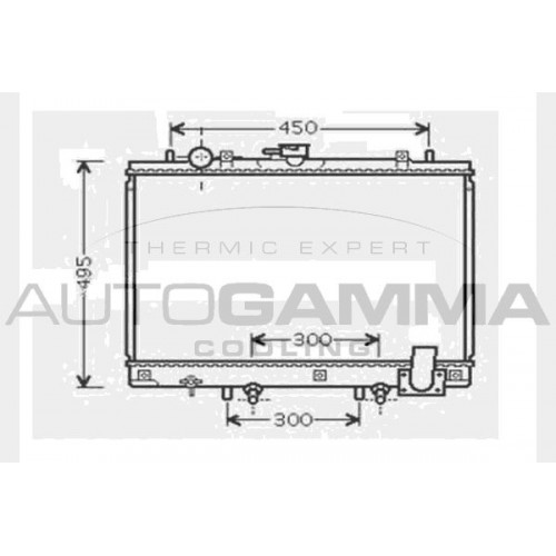 ΨΥΓΕΙΟ ΝΕΡΟΥ 2.5 ΠΕΤΡΕΛΑΙΟ ΑΥΤΟΜΑΤΟ (425x600) (KOYO) MITSUBISHI L200 1999 - 2001 ( K60T ) ( K70T ) 030306330