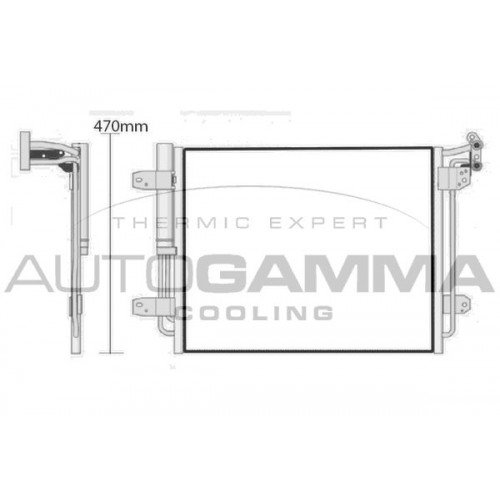 ΨΥΓΕΙΟ A/C 1.4 TSi ΒΕΝΖΙΝΗ - 2.0 TDi ΠΕΤΡΕΛΑΙΟ (540x450x16) 15- VW TIGUAN 2012 - 2016 889006410