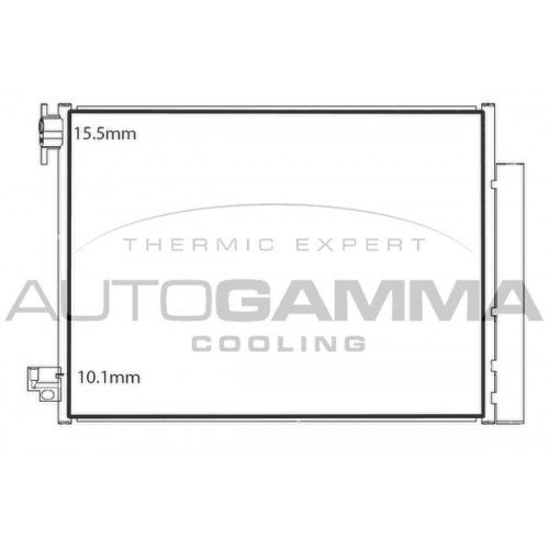 ΨΥΓΕΙΟ A/C 0.9TURBO-1.0i 12V-ELECTRIC(54.1x37.8x1.2) RENAULT CAPTUR 2017 - 672106405