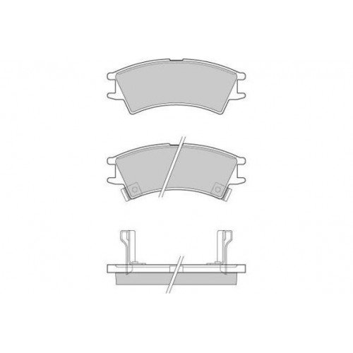 Τακάκια Σετ HYUNDAI ATOS MPV 1997 - 2000 ( MX ) 12-0825