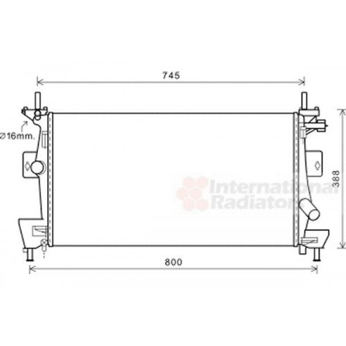 Ψυγείο Intercooler FORD KUGA 2016 - ( F/L ) 323106220