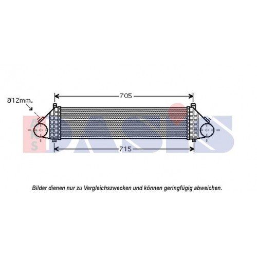 ΨΥΓΕΙΟ INTERCOOLER 2.0-2.4 ΠΕΤΡΕΛΑΙΟ (647x113x50) VOLVO C30 2010 - 854106220