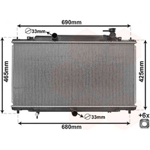 ΨΥΓΕΙΟ 2.0-2.5 16v ΒΕΝΖΙΝΗ ΜΗΧΑΝΙΚΟ-ΑΥΤΟΜΑΤΟ (375x735x16) MAZDA 6 2018 - 503206300