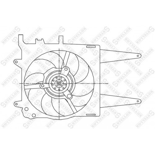 Βεντιλατέρ Νερού FIAT STRADA 1999 - 2002 ( 178E ) 016806440