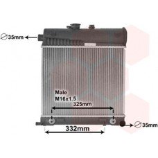 ΨΥΓ. 1.8-2.0-2.2-2.3 M/A -A/C(36x43)(MAHLE BEHR PREMIUM LINE) MERCEDES E CLASS 1996 - 1999 ( W210 ) 053206315
