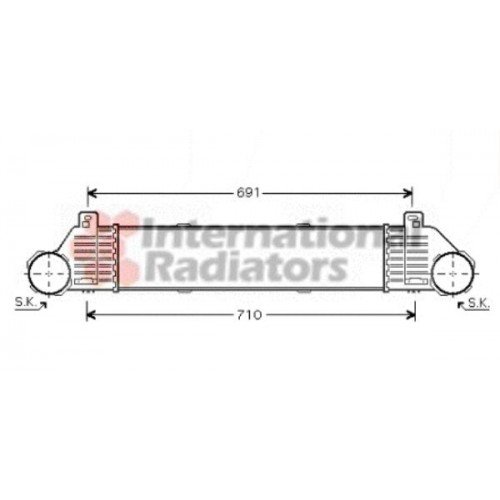 ΨΥΓΕΙΟ INTERCOOLER 3.2 CDi ΠΕΤΡΕΛΑΙΟ (530x115x65) MERCEDES S CLASS 1998 - 2002 ( W220 ) 052906200