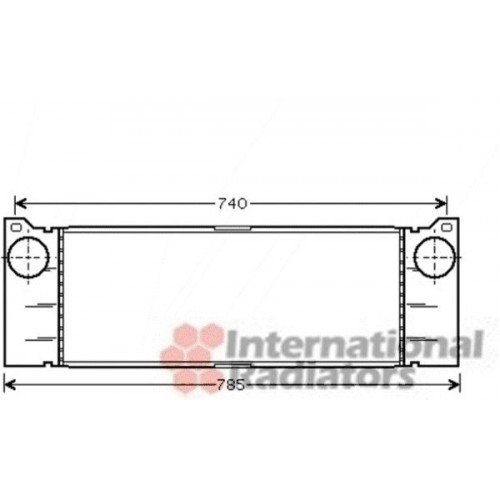 ΨΥΓΕΙΟ INTERCOOLER 2.2-3.0 CDi (630x160x60) MERCEDES VITO 2010 - 2015 ( W639 ) 526006230