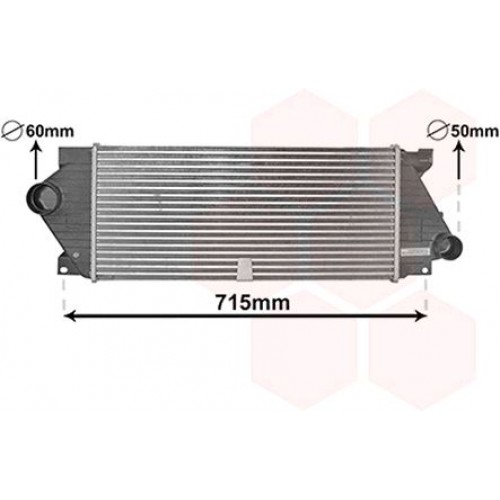 ΨΥΓΕΙΟ INTERCOOLER 3.2 ΒΕΝΖΙΝΗ - 2.7 CDI ΠΕΤΡΕΛΑΙΟ (585x259) MERCEDES M-CLASS 1998 - 2002 ( W163 ) 019906200