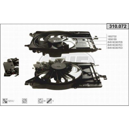 Βεντιλατέρ Νερού FORD FOCUS 2011 - 2014 320006470