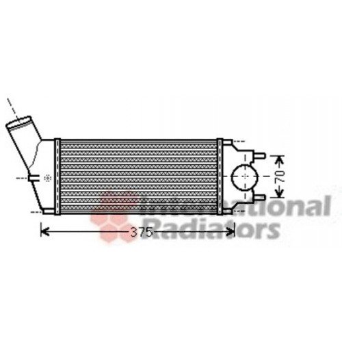 ΨΥΓΕΙΟ INTERCOOLER 2.0 HDI ΠΕΤΡΕΛΑΙΟ (300x135x85) PEUGEOT 307 2001 - 2005 ( 3A ) ( 3C ) 030106260