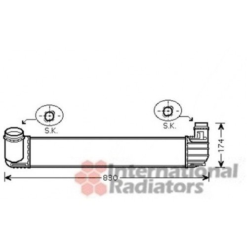 ΨΥΓΕΙΟ INTERCOOLER 2.0 TCE ΒΕΝΖΙΝΗ - 1.6-1.9 dCi ΠΕΤΡΕΛΑΙΟ (650x105x76) RENAULT MEGANE 2014 - 2016 673306220