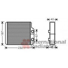 ΨΥΓΕΙΟ ΚΑΛΟΡΙΦΕΡ ΒΕΝΖΙΝΗ - ΠΕΤΡΕΛΑΙΟ (180x180) TOYOTA AVENSIS 2000 - 2003 ( T220 ) 013206500