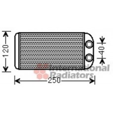 ΨΥΓΕΙΟ ΚΑΛΟΡΙΦΕΡ (BR) (200x117x26) TOYOTA STARLET 1996 - 1999 ( EP90/1 ) 068406500