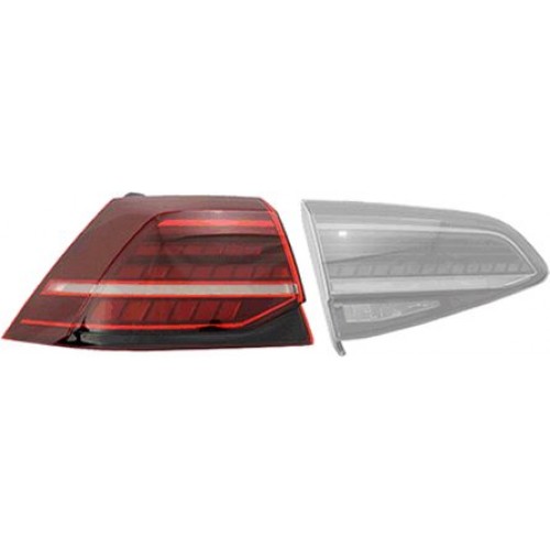 Φανάρι Πίσω Εξωτερικό Led VW GOLF 2017 - 890105842