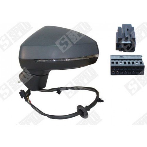 Καθρέπτης Ηλεκτρικός Θερμαινόμενος Βαφόμενος Με Φλας AUDI A3 2016 - ( 8V )( F/L ) Αριστερά 132007484