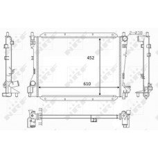 ΨΥΓΕΙΟ 2.5-3.0-4.0-4.2 ΒΕΝΖΙΝΗ ΜΗΧΑΝΙΚΟ/ΑΥΤΟΜΑΤΟ (610x452) JAGUAR S - TYPE 1999 - 2003 ( X200, X202 ) 418006300