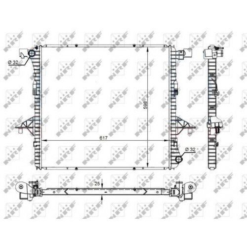 ΨΥΓΕΙΟ 2.0 TSI-2.0 TDI (61.7x58.4x26) VW AMAROK 2016 - 882106300