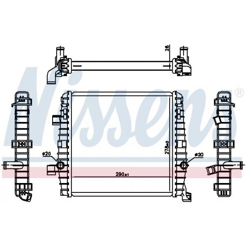 Ψυγείο Νερού Βοηθητικό PORSCHE CAYENNE 2015 - 650106301