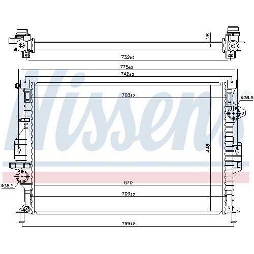 ΨΥΓΕΙΟ ΝΕΡΟΥ 1.6 EcoBoost ΒΕΝΖΙΝΗ 2.0 TDCi ΜΗΧΑΝΙΚΟ ΠΕΤΡΕΛΑΙΟ -15 (670x449x26) FORD KUGA 2016 - ( F/L ) 323106330