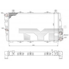 ΨΥΓΕΙΟ 1.3 +A/C (49x28.5) (MAHLE BEHR) VW CADDY 1996 - 2004 ( 9K9A ) 064106335
