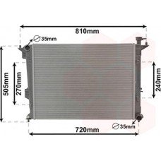ΨΥΓΕΙΟ ΝΕΡΟΥ 1.6-2.0 GDi ΒΕΝΖΙΝΗ ΜΗΧΑΝΙΚΟ (635x480x14) KIA CARENS 2013 - 422806300