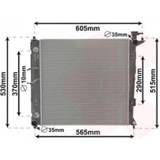 ΨΥΓΕΙΟ ΝΕΡΟΥ 1.7 CRDi ΠΕΤΡΕΛΑΙΟ ΑΥΤΟΜΑΤΟ (480x480x18) KIA CARENS 2013 - 422806330