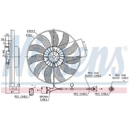 Βεντιλατέρ Νερού VW GOLF VARIANT 2007 - 2009 892006490
