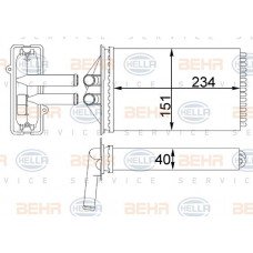 ΨΥΓΕΙΟ ΚΑΛΟΡΙΦΕΡ (234x152) PORSCHE BOXSTER 2005 - 2009 ( 987 ) 653006500