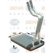 ΨΥΓΕΙΟ ΚΑΛΟΡΙΦΕΡ (BR) (213x150x22) HYUNDAI MATRIX 2001 - 2006 ( FC ) 057206500