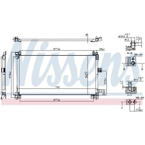 ΨΥΓΕΙΟ A/C 2.2 HDI ΠΕΤΡΕΛΑΙΟ (732x362) PEUGEOT 508 2014 - ( F/L ) 630106340