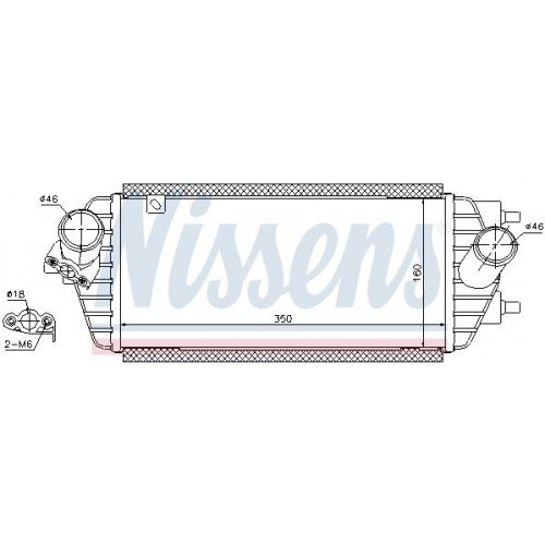 ΨΥΓΕΙΟ INTERCOOLER 1.7 CRDi ΠΕΤΡΕΛΑΙΟ (350x160x90) KIA CARENS 2013 - 422806200