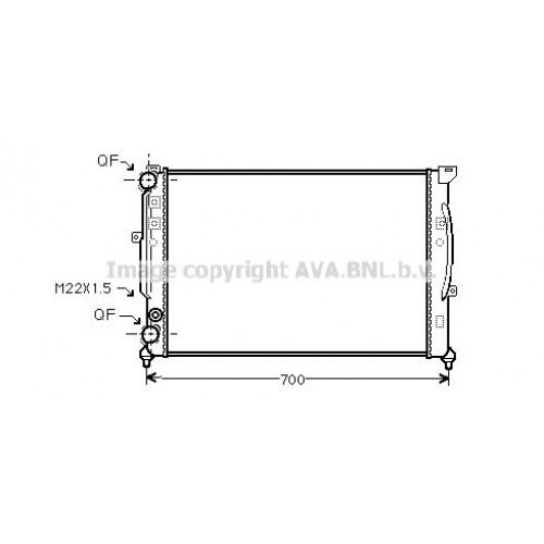 ΨΥΓΕΙΟ ΝΕΡΟΥ ΒΕΝΖΙΝΗ/ΠΕΤΡΕΛΑΙΟ -A/C (630x420) VW PASSAT 1997 - 2000 ( 3B2 ) 063906320