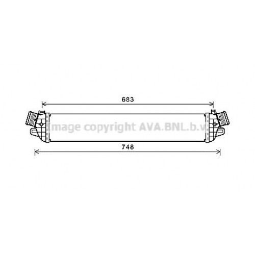 ΨΥΓΕΙΟ INTERCOOLER 1.8 TBI ΒΕΝΖΙΝΗ (630x110) ALFA ROMEO GIULIETTA 2010 - ( 940 ) 100006240